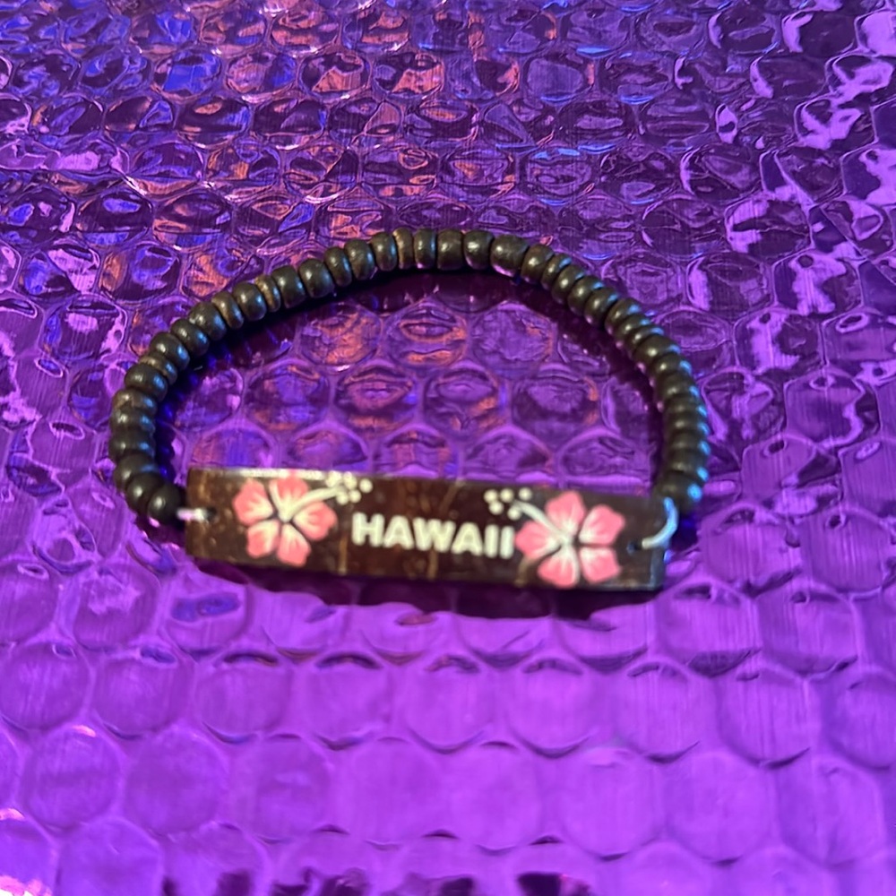 Handmade Wooden Hawaii Bracelet